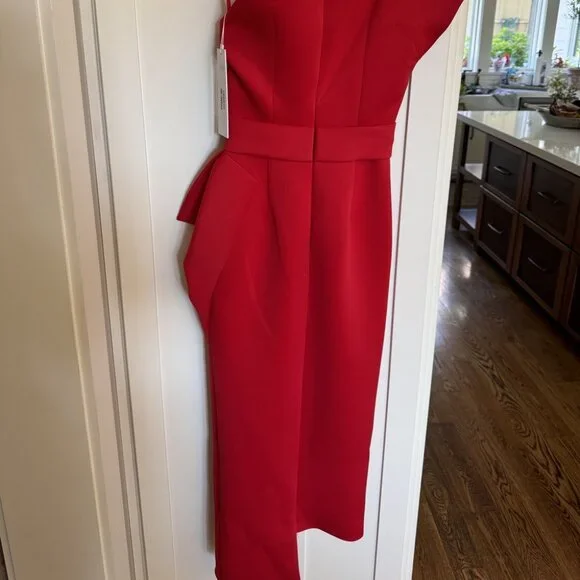 Jovani 06918SC Cocktail Dress Red size 0 - Picture 4 of 7